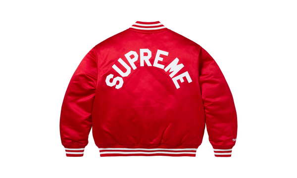 Mitchell & Ness® Satin Varsity Jacket "FW 24 - RED"