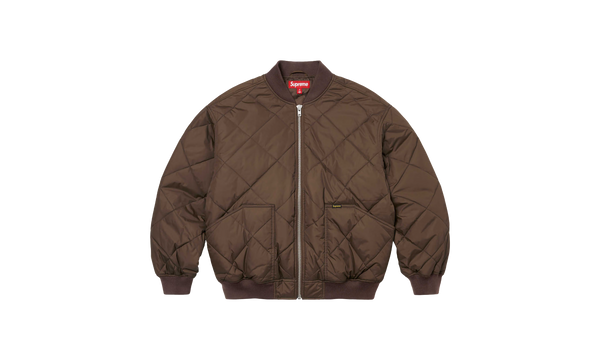 AOI Quilted Work Jacket "FW 24 Brown"