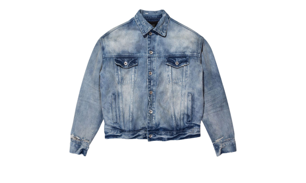 PADDED DENIM JACKET "Blue"