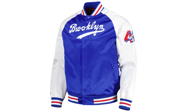 MLB LEGENDS SATIN JACKET DODGERS JACKIE ROBINSON "Royal"