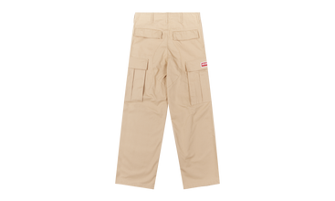 COTTON CARGO PANTS BEIGE 