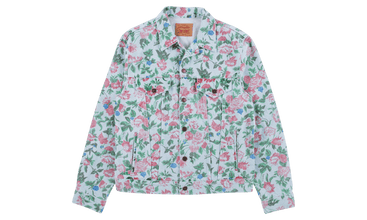 Levis Roses Denim Trucker Jacket 