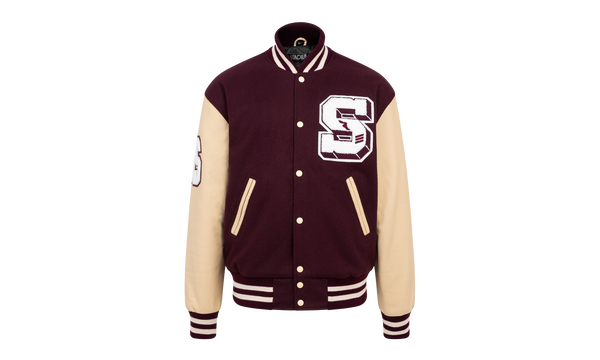 Varsity Letterman Jacket "Burgundy"