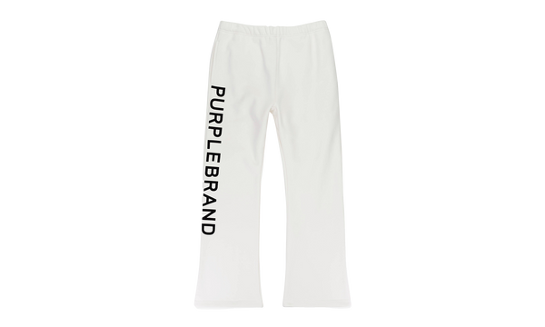 HWT FLEECE FLARED PANT "White"