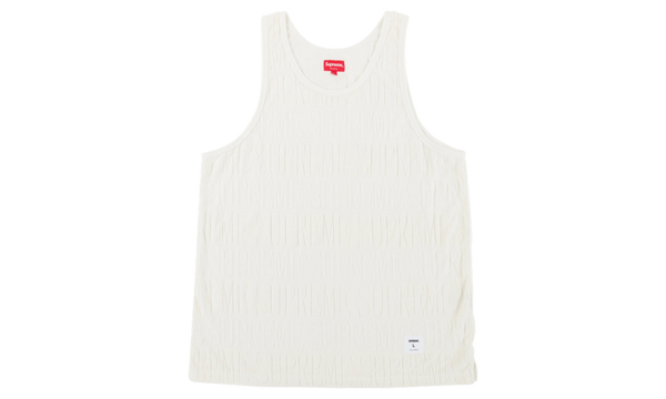 Logo Striped Terry Tank Top "SS17"