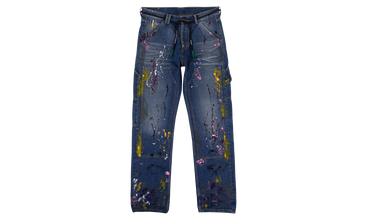 Painted Denim Pants