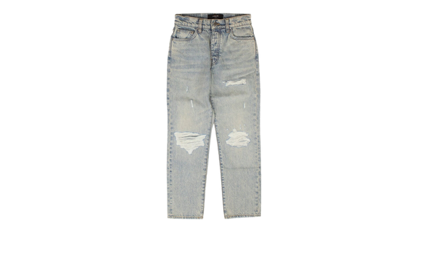 Cropped Straight Thrasher Jeans "Blue"