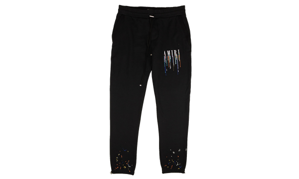 PAINT DRIP CORE LOGO SWEATPANT "Black / White"