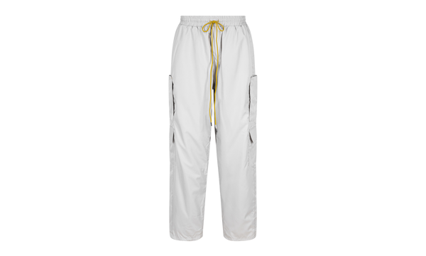 Creme Rhose Polyester Relax Fit Cargo Pants "Cream"