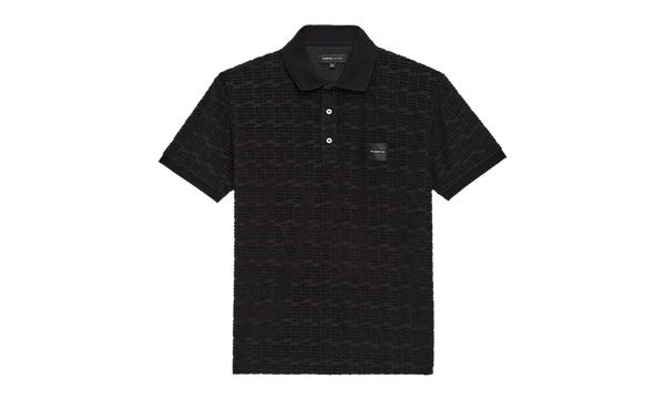 PB Monogram Short-sleeve Polo 'Black' "Black"