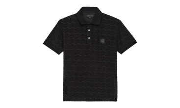 PB Monogram Short-sleeve Polo 'Black' 