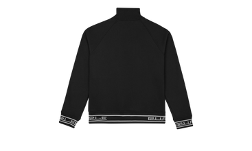 POLY TRICOT TRACK JACKET - BLACK 