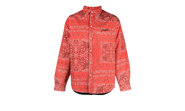 PADDED QUILT LINED SHIRT "Red"