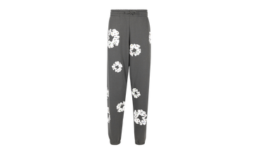 Rhinestone Cotton Wreath Sweatpants 