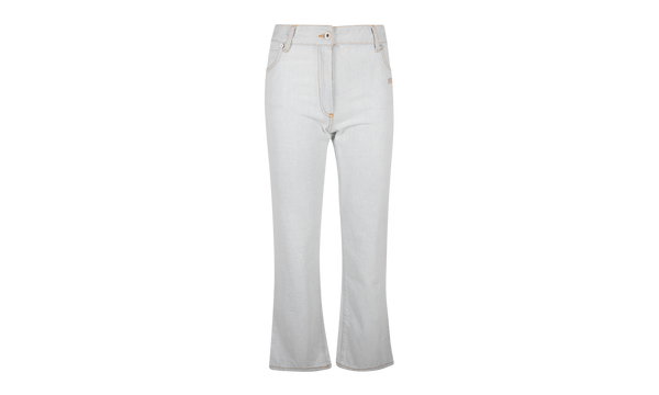 Cropped Leg Jeans "Light Blue"