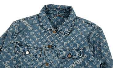 Jacquard Denim Trucker Jacket 