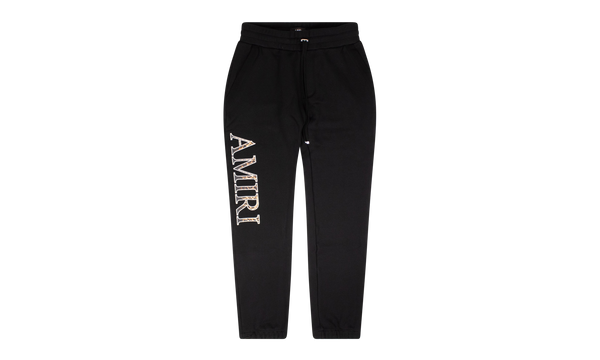 Leopard Logo Applique Sweatpants "Black"