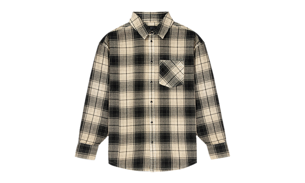 Wordmark Plaid Western Shirt 'Brown' "Brown"