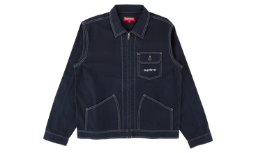 Contrast Stitch Work Jacket 