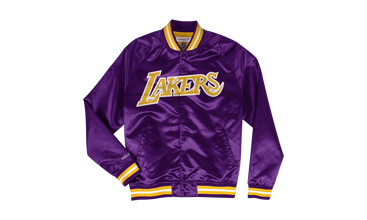 NBA LIGHTWEIGHT SATIN JACKET LAKERS 