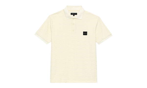 PB Monogram Short-sleeve Polo 'White' "White"