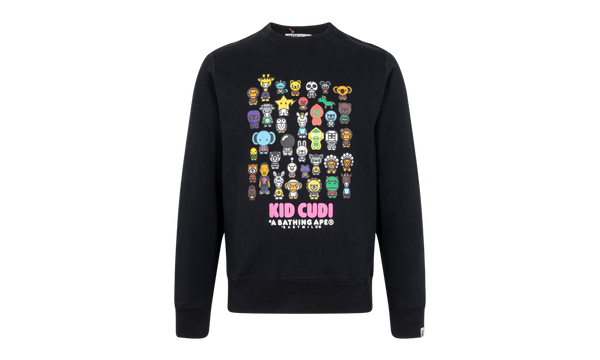 Baby Milo Crewneck "BAPE x Kid Cudi - Black"