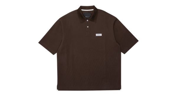 PIQUE OVERSIZED POLO "Brown"