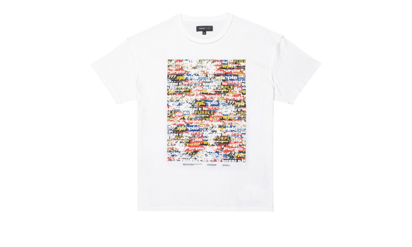 TEXTURED INSIDE OUT TEE "White"