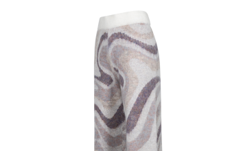 Spectrum Swirl Mohair Wide Leg Sweater Pants