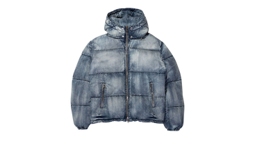 DENIM PUFFER JACKET 