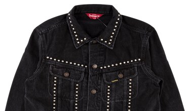 Studded Denim Trucker Jacket 