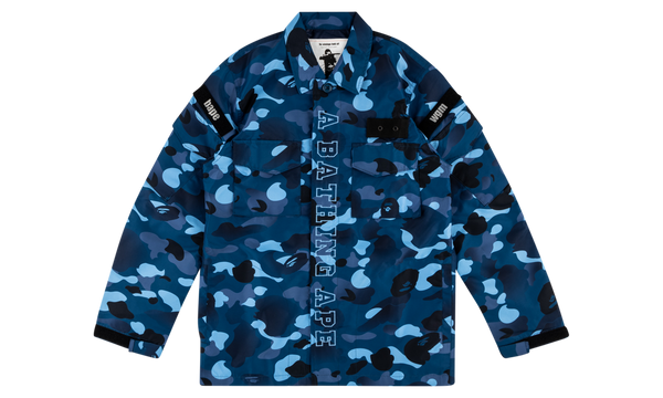 Gradation Camo Military Shirt Jacket