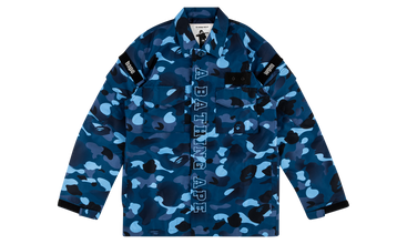 Gradation Camo Military Shirt Jacket