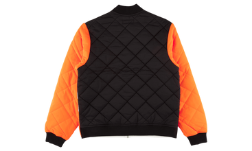 Color Blocked Quilted Jacket 