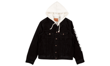 Fleece Hood Trucker Jacket 