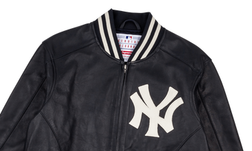 Yankees Leather Varsity Jacket