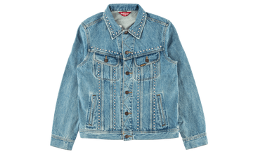 Studded Denim Trucker Jacket 