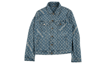 Jacquard Denim Trucker Jacket 