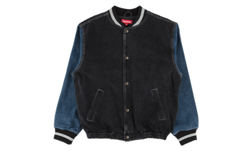 Denim Varsity Jacket 