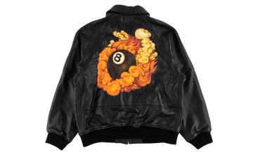 Schott 8-Ball Leather Varsity Jacket 