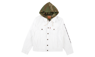 Fleece Hood Trucker Jacket 