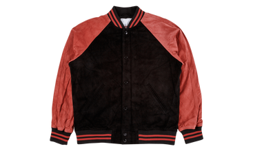 Suede Varsity Jacket 