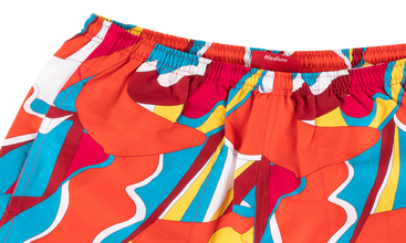 Abstract Water Shorts 