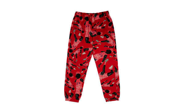 W J BRKLN Fleece Pant "Red"