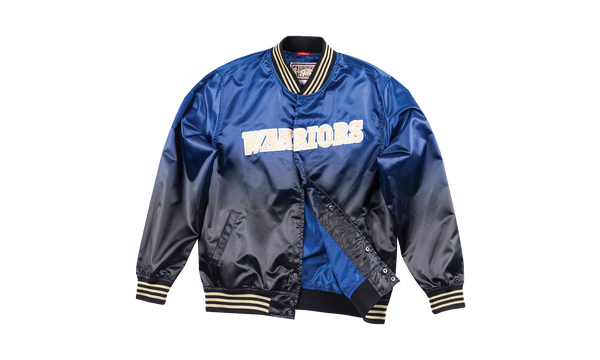 NBA Golden State Warriors CNY Satin Full-Snap Jacket "Royal/Black"