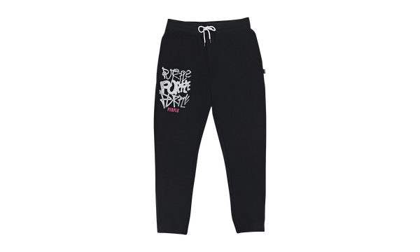 FRENCH TERRY SWEATPANT DISTORTED BLACK BEAUTY "Black"