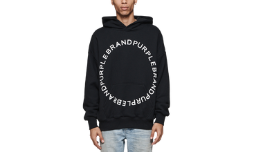 Circle Wordmark Pullover Hoodie 'Black' 