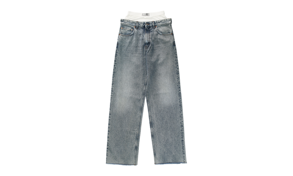 MM6 MAISON MARGIELA WITH BOXER LAYER 5 POCKET PANTS BLUE "BLUE"