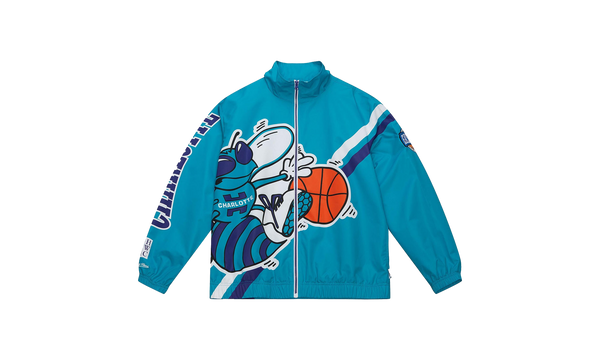 EXPLODED LOGO WARM UP JACKET HORNETS "Hornets Blue"