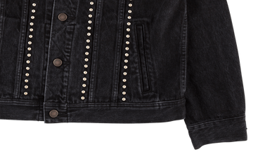 Studded Denim Trucker Jacket 